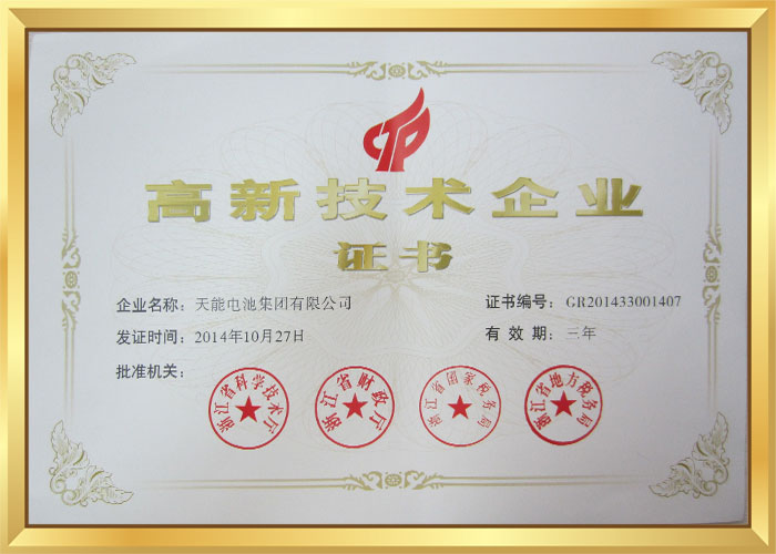 國家高新技術企業